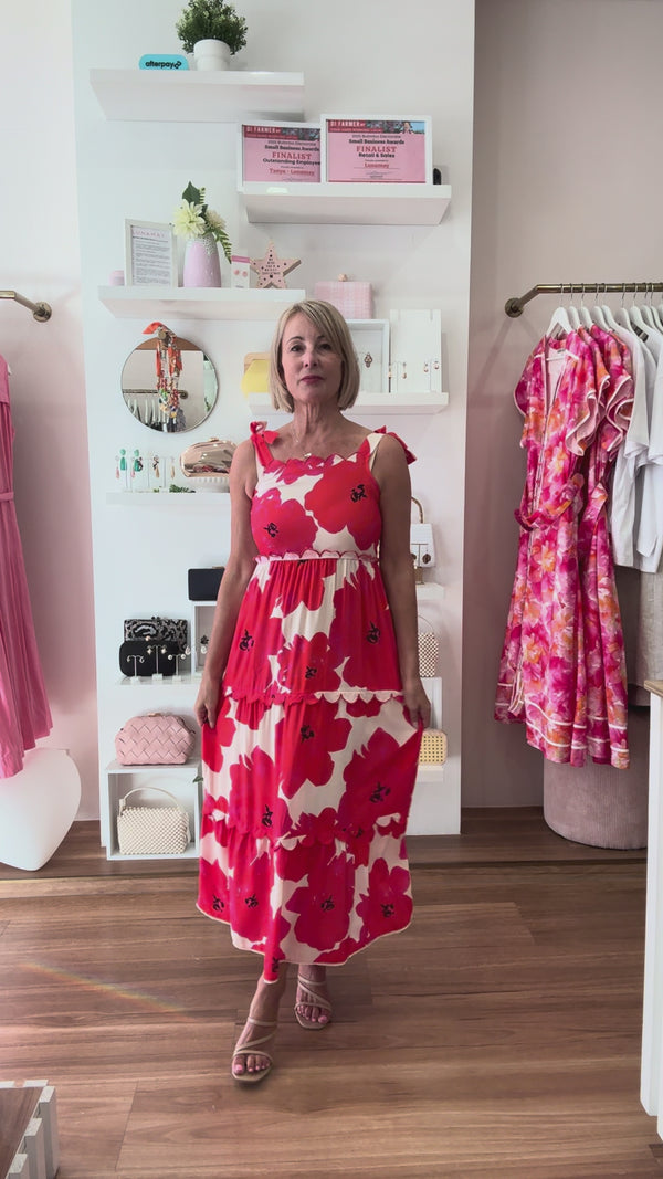 Hibiscus Maxi Dress