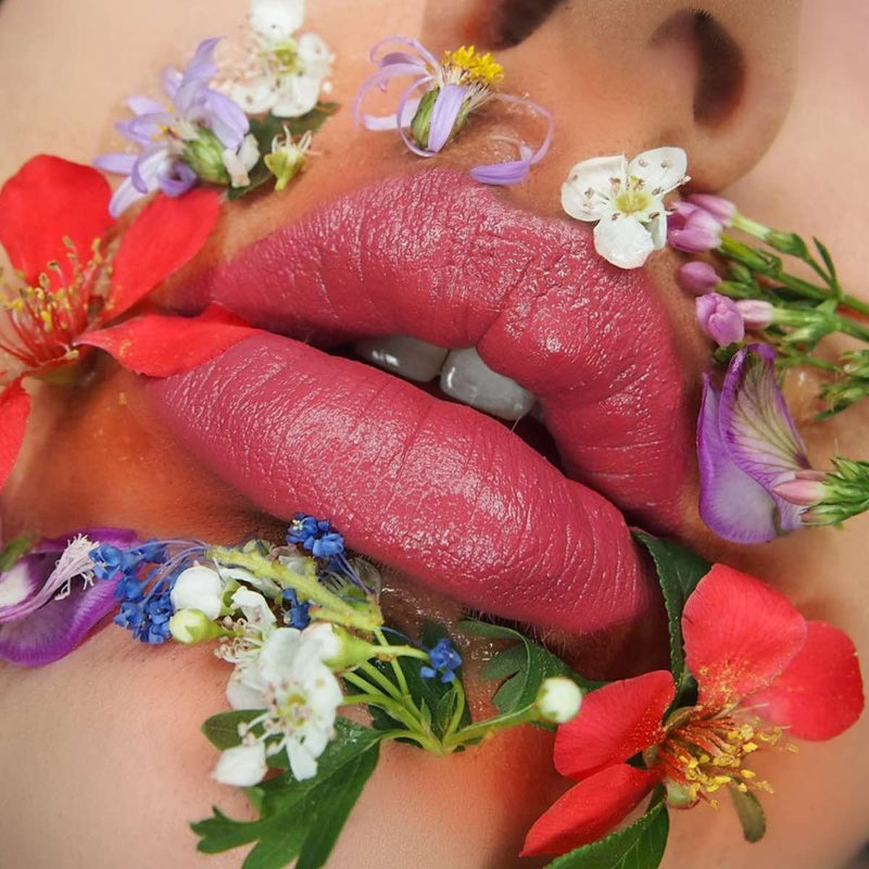 Close up of the Berry Lipstick in a Whipped Matte 
