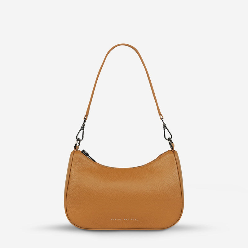 Status Anxiety Look Both Ways Leather Bag (Tan)