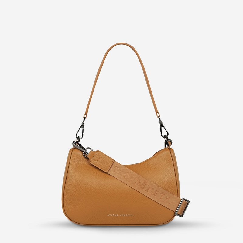 Status Anxiety Look Both Ways Leather Bag (Tan)